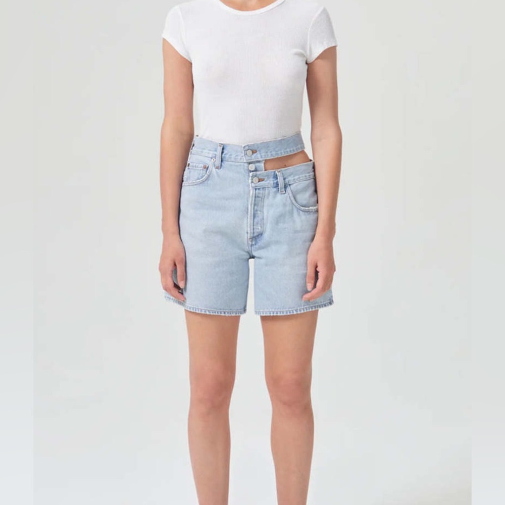 AGOLDE Broken Waistband Shorts size 33